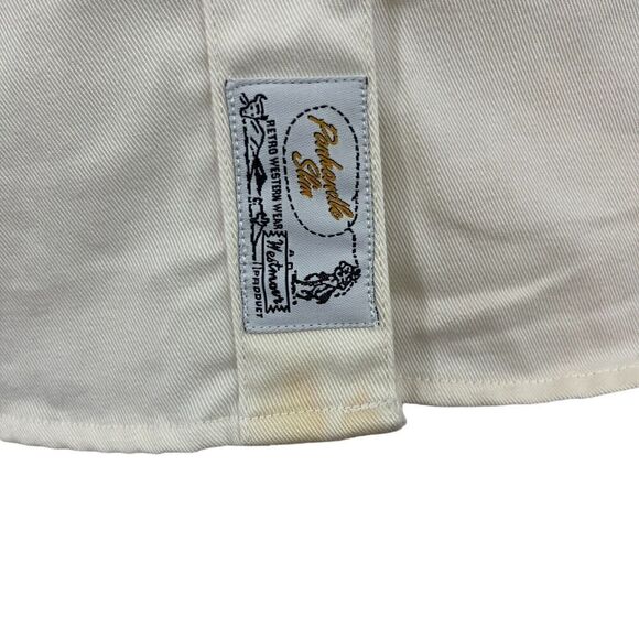 Panhandle Slim Western Black and Cream Shirt - Picture 7 of 16